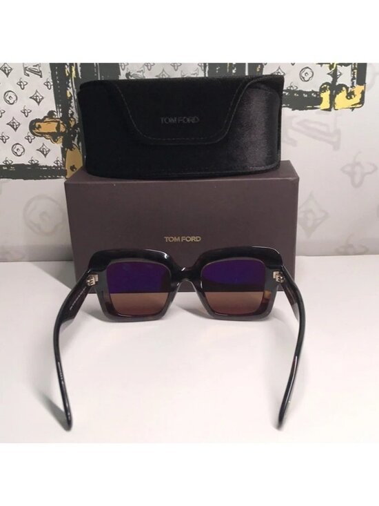 New Authentic Tom Ford Esme TF1157 52J Havana/Brown Sunglasses main image 6